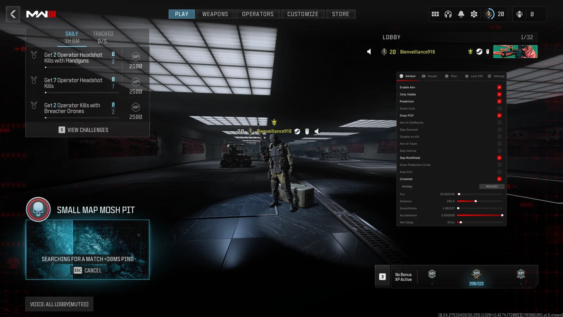 Ghost Internal MW3 in game